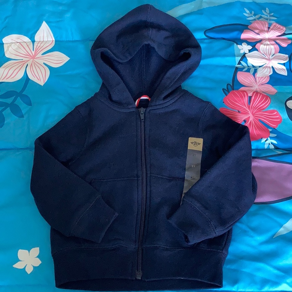 🟥🟥 Eight Bells Child’s Navy Hoodie (NWT) 2T